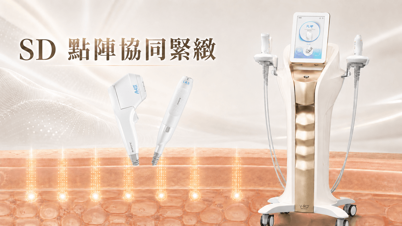 SD 點陣協同緊緻:NEW DOUBLO 2.0 如何結合聚焦超聲波與 RF