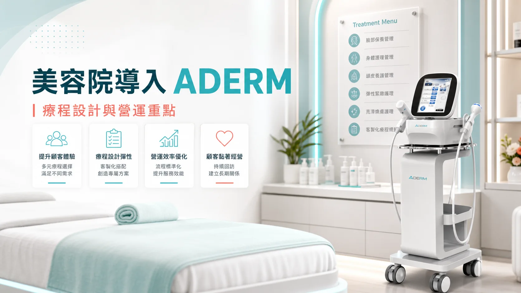 美容院如何善用 ADERM?無針注滲護理方案