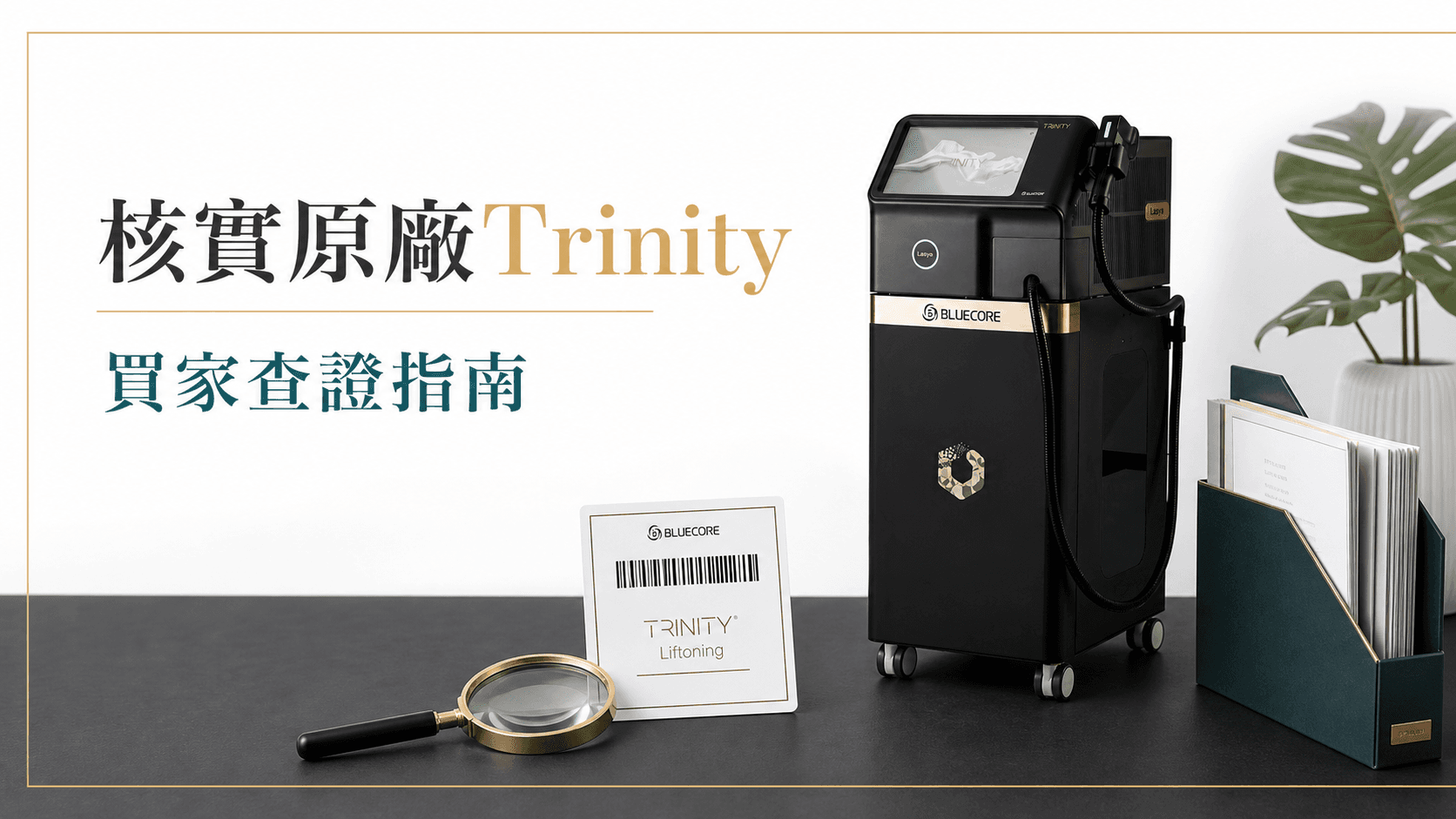 如何核實BLUECORE原廠Trinity?|型號、序號、文件、培訓與保養清單